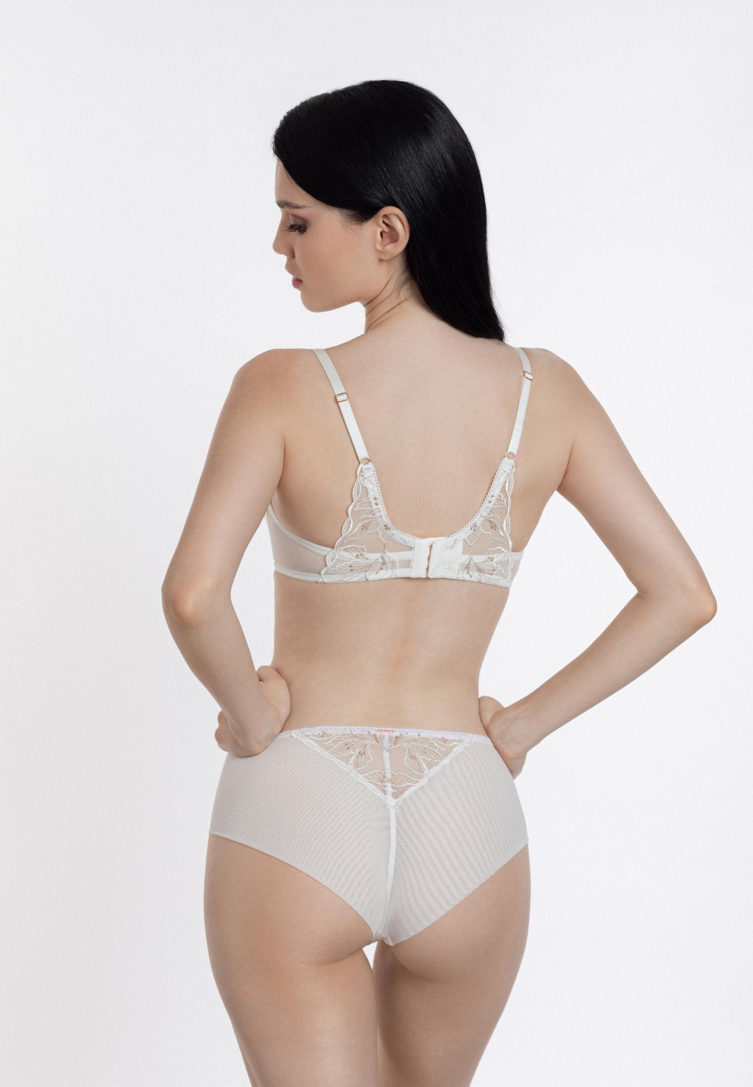 Трусы бразилиана из вышивки и сетки S24-0693-O2-BZO-LZ Marc & André